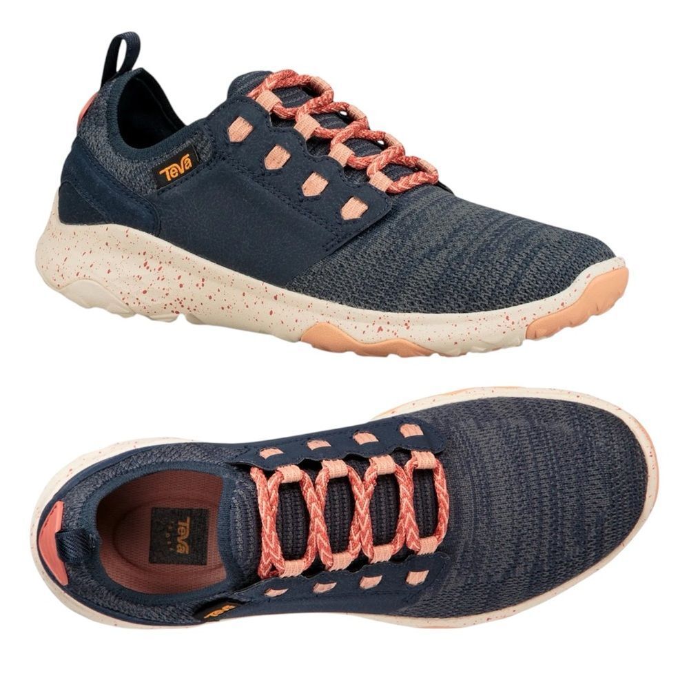 Teva Shoes Arrowood 2 Knit 6.5 Women’s Navy Coral Sneakers